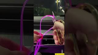 Car ambient light no wiring required easy to installlamp light led smarthome [upl. by Alywt]