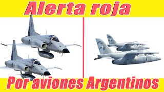 Alerta roja por aviones Argentinos en el estrecho de Magallanes [upl. by Miriam]