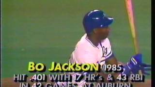 1986 Bo Jackson 1st hit [upl. by Job677]