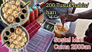 COBA JAJAN SOSTEL MINI HARGA 2000 ENAK BANYAK YANG BELI PORSI JUMBO  STREET FOOD INDONESIA [upl. by Jarib929]