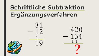 Schriftliches Minus  Schriftliche Subtraktion  Minus rechnen  Wissenswelt Mathe [upl. by Ridley538]