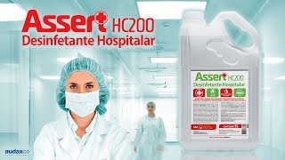 LANÇAMENTO  Desinfetante Hospitalar de Alto Desempenho ASSERT HC200 [upl. by Dodge]