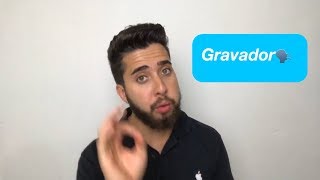 COMO USAR O GRAVADOR DO IPHONE [upl. by Analeh]