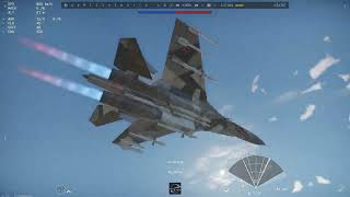 Feisty Flanker Su27 6 kills Ace in War Thunder [upl. by Tomas]