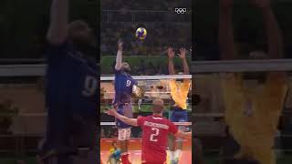 We didnt see that one coming 😯 Olympics Volleyball Crazy Sports Athletes [upl. by Sofko610]