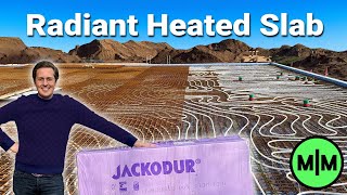 Insulated Concrete Slab with Radiant Heating  Max Maker Dream Workshop Ep4 [upl. by Nahtannoj]