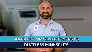 Portable Air Conditioners vs Ductless Mini Splits [upl. by Coltun369]