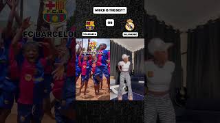 VISCA BARÇA Vs HALA MADRID Pt 26 shorts dance music halamadrid viscabarça laliga [upl. by Sabsay]