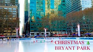 Bryant Park NYC Christmas✨ [upl. by Naesar]