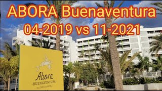 ABORA Buenaventura by Lopesan Hotels 04 2019 vs 11 2021 Playa del Ingles Maspalomas Gran Canaria [upl. by Neras821]