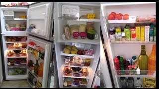 How to organize fridge fridge organization ideasindian fridge tour [upl. by Llemrej]