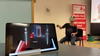 Tournoi en réalité virtuelle avec le jeu Beat Saber [upl. by Iaj]