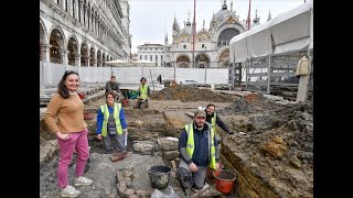 Archeologia gli scavi in Piazza San Marco  Sara Bini [upl. by Ayardna332]