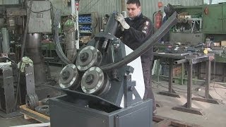 Drehbar Profilbiegemaschinen  Turnable Section Roller  Vălţuitor de profile  Profilhengerítő [upl. by Krueger]