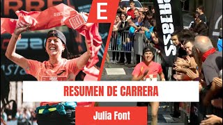 RESUMEN DE CARRERA DE JULIA FONT  GORBEIA SUZIEN 2024 [upl. by Aurelie]