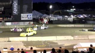 Champlain Valley Expo  Essex Junction Vermont  Figure 8 racing action [upl. by Naujik832]