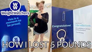 WEIGHT WATCHERS WEDNESDAY  HOW I LOST THE FIRST 5 POUNDS [upl. by Sukey]