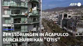 Hurrikan quotOtisquot hinterlässt zerstörten Badeort Acapulco  AFP [upl. by Tamara531]