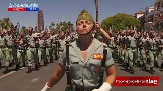 La Legión En El Día De Las Fuerzas Armadas 2019 Sevilla [upl. by Retsof]