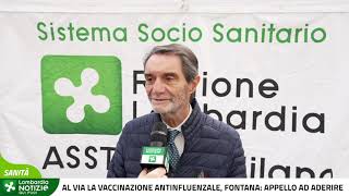 Al via la vaccinazione antinfluenzale Fontana appello ad aderire [upl. by Gensmer]