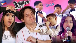 These Filipino KIDS are INSANE SINGERS Latinos react to The voice KIDS Philippines BATTLE ROUNDS [upl. by Gabrielli]