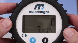 Macnaught Flow Meter Changing Meter Units [upl. by Adnilam]