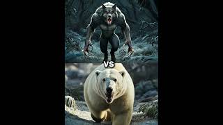 Werewolf vs Polar Bear vs White Animals Lion Tiger Wolf blackpanther king kong Yeti hyena [upl. by Ennaira769]