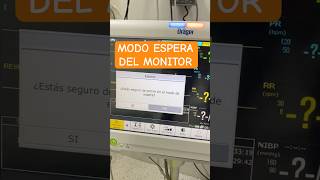 Programando el modo espera del monitor estudiantedeenfermeria estudiantedemedicina [upl. by Charbonneau]