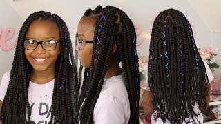 Box Braids Tutorial ▸ Beginner Friendly [upl. by Turk]