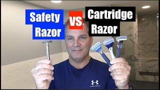 Safety vs Cartridge RazorWhich is BetterGeof [upl. by Htehpaj535]