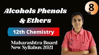 Alcohol Phenols and Ethers Class 12th Chemistry Part 8 [upl. by Sivie]