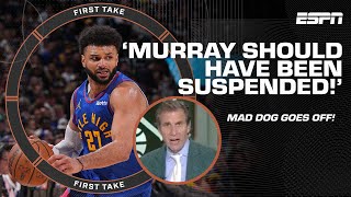 ITS A DISGRACE 🗣️ MAD DOG LIVID with Jamal Murray FINE and NO SUSPENSION  First Take [upl. by Ahseinek]