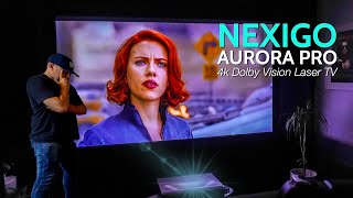 NexiGo Aurora Pro 4K 120 Hz Dolby Vision Laser Ultra Short Throw Projector [upl. by Sherrill]