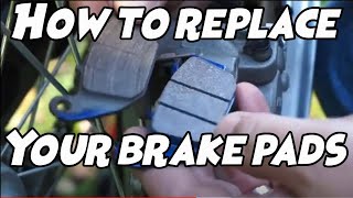 Honda CRF250L CRF300L Rear Brake Pads Install How to Dual Sport Motorcycle [upl. by Esinej]