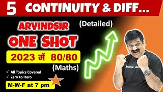 Continuity amp Differentiability One shot video for Class 12 Maths NCERT for CBSE Boards 2023 [upl. by Limay]