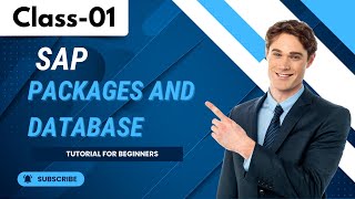 SAP  Class 01  Database And Packages  Tutorial for Beginners [upl. by Affer]