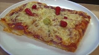 Super schneller Pizzateig im Thermomix TM 31  Thermilicious [upl. by Haleemak612]