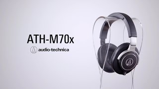 プロフェッショナルモニターヘッドホン【ATHM70x】オーディオテクニカ [upl. by Shari823]