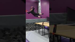 Insane trampoline trick shots😱 [upl. by Cyrilla]