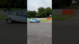 FrogJam Motorsport Clio 182 Racecar drive by noise at Oulton Park [upl. by Suiddaht]