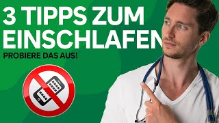 3 Tipps um besser einzuschlafen [upl. by Pietro]