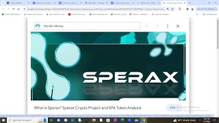 Sperax coin price update 🚨 Its only a matter of time 🚀 [upl. by Omlesna]