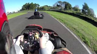 Go Karting amp Racing in Onesies  Butterfly Farm Indy 800 Track [upl. by Rubie]