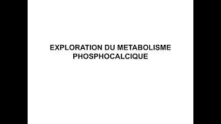 METABOLISME PHOSPHOCALCIQUE PARTIE 4 [upl. by Asilat]