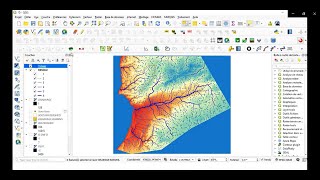 Tutorial N° 18  Watershed and Drainage Delineation by Qgis استخراج أحواض التصريف النهرية باستعمال [upl. by Sabra]