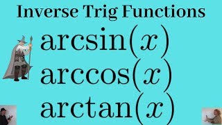 Inverse Trigonometric Functions arcsinx arccosx arctanx and Examples of Computing Values [upl. by Nilreb]