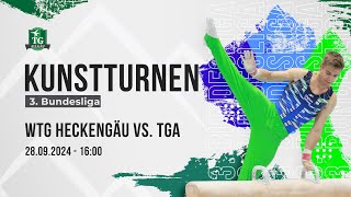 WTG Heckengäu vs TG Allgäu  3 Bundesliga Kunstturnen  Deutsche Turnliga [upl. by Semele]