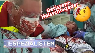 🩸😱So viel BLUT  Mann wird mit gerissener HALSSCHLAGADER notoperiert ​ Die Spezialisten  SAT1 [upl. by Edy]