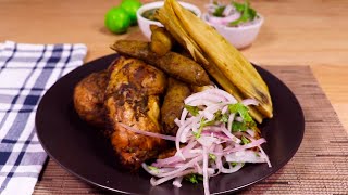 PACHAMANCA DE POLLO RAPIDO Y SIN MUCHOS INGREDIENTES RECETA FÁCIL A COCINAR [upl. by Silsby]