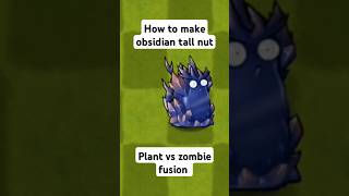 How to make obsidian tall nut in pvz fusion plantsvszombies games thesims simsbuild simsstream [upl. by Asyram596]